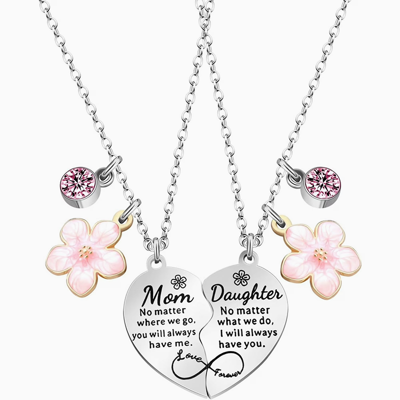 💞 Heart Connection Keychain Set — A Mother's Day gift to express gratitude to Mom
