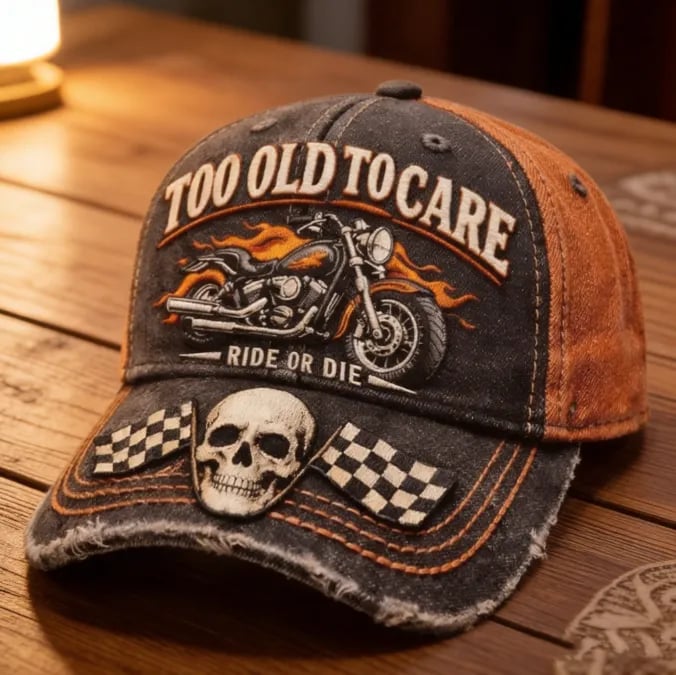 TOO OLD TO CARE · RIDE OR DI