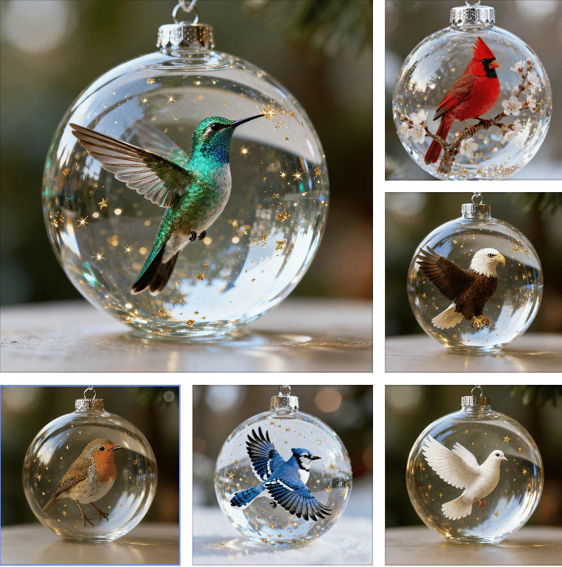 ๐ฅ๐ฅ2026 Wildlife Wonders Collection Crystal Glass Ornament (3D)