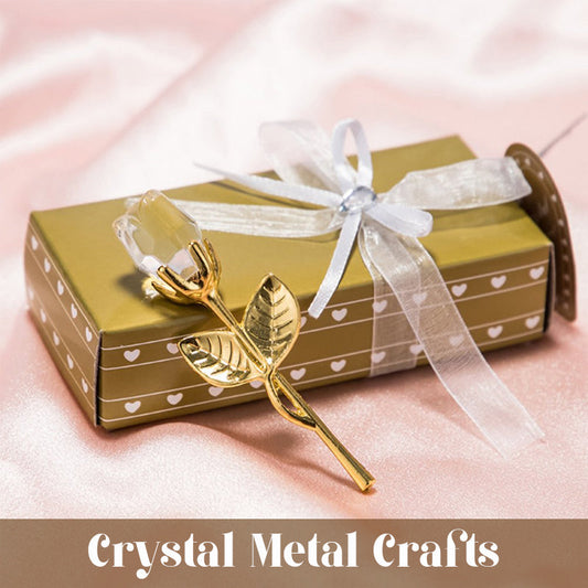 Crystal Metal Rose