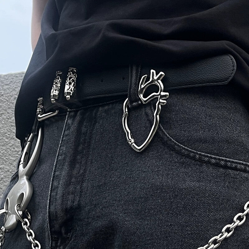 ❤️ Geometric-Shaped Carabiner Keychain