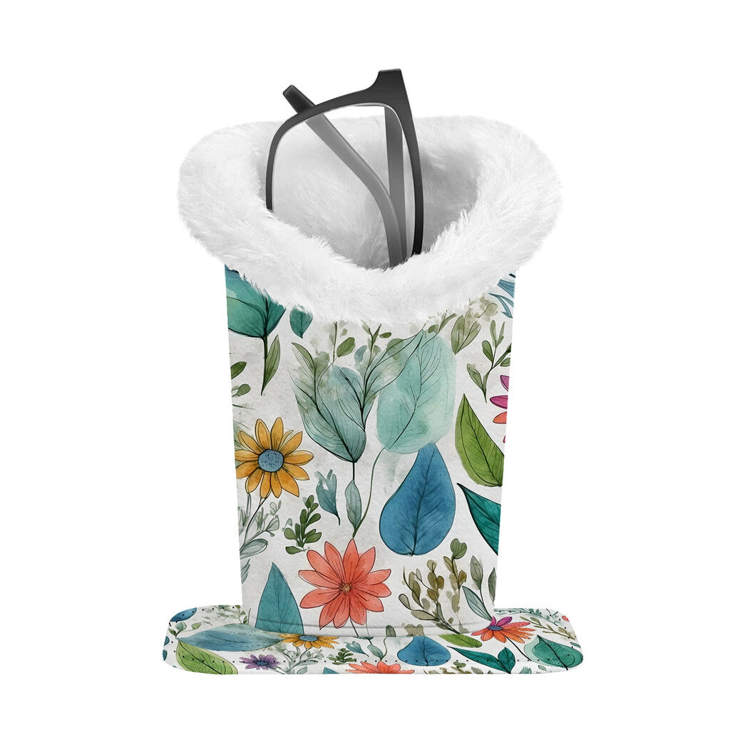 The Cozy Sanctuary: Magnetic Plush Glasses Storage Box