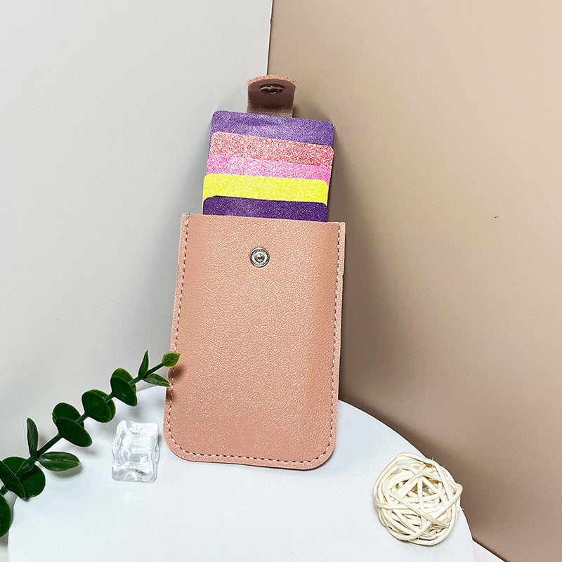 Pull-out card case made of PU leather – Compact, robust & organized Cards & bills 🧳