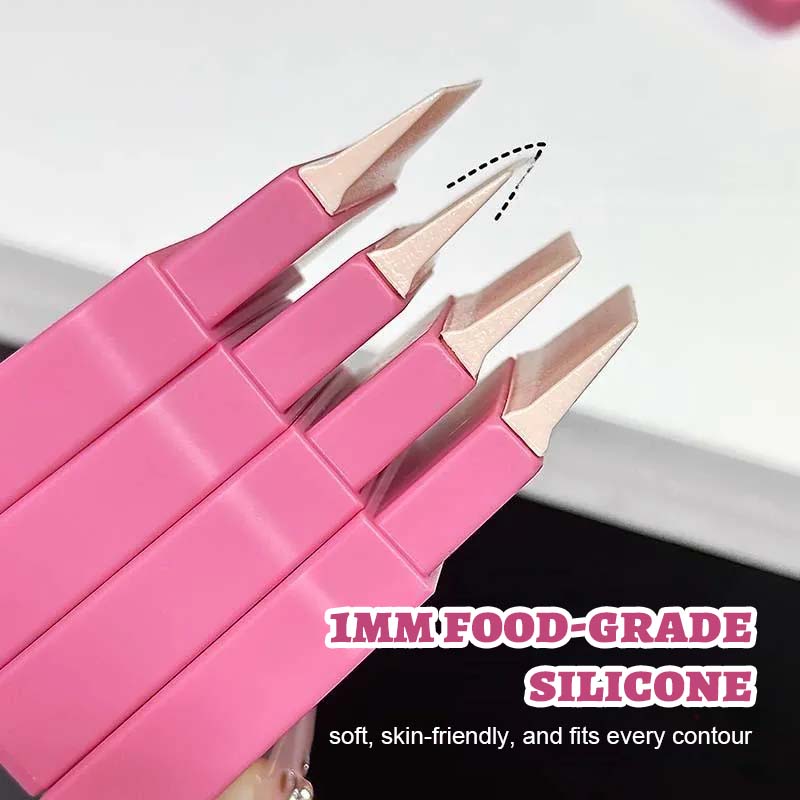 Silicone brush for foundatio