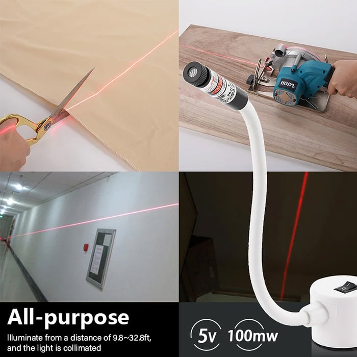 ✨🧵 Laser Quilting Guide – Magnetic sewing laser for straight seams and precise patterns!