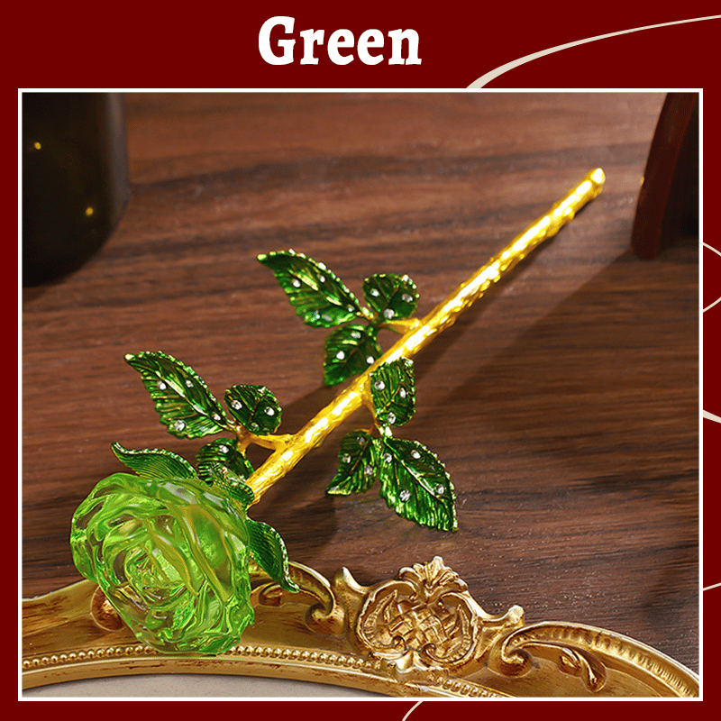 🌹Valentine Hot Sale 50% off💕Forever blooming crystal ros