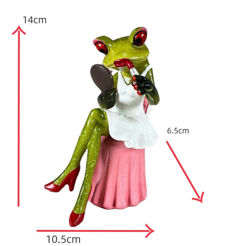 Indoor and Outdoor Decoration in the Shape of a Frog