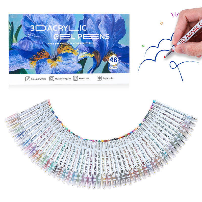Multi-Color Gel Pen Set for Drawing & Coloring