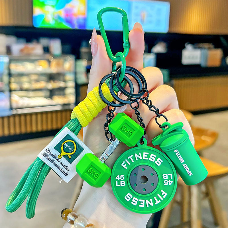 Creative Fitness Themed Keychain