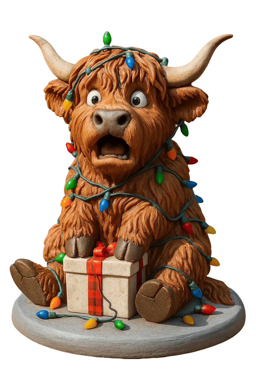 🐮Highland Cow Advent Calendar 2025🎄✨ - 3D Handmade Highland Cow Doll(24Pcs)
