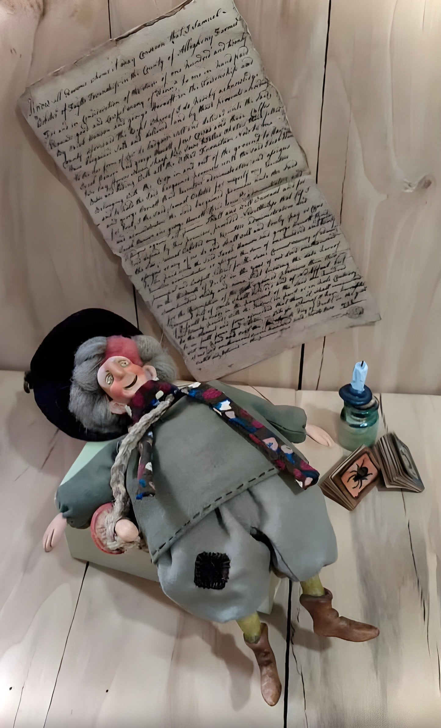 🧙Handmade lucky kitchen witch: your cosy kitchen guardia