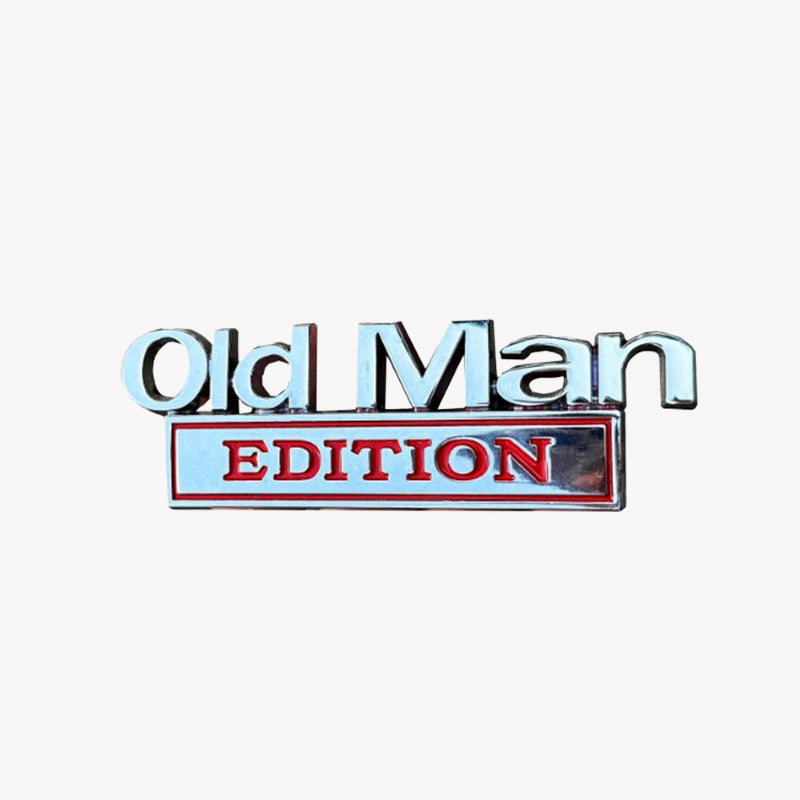 Car badges for seniors/🚗 Old Man Edition car badges