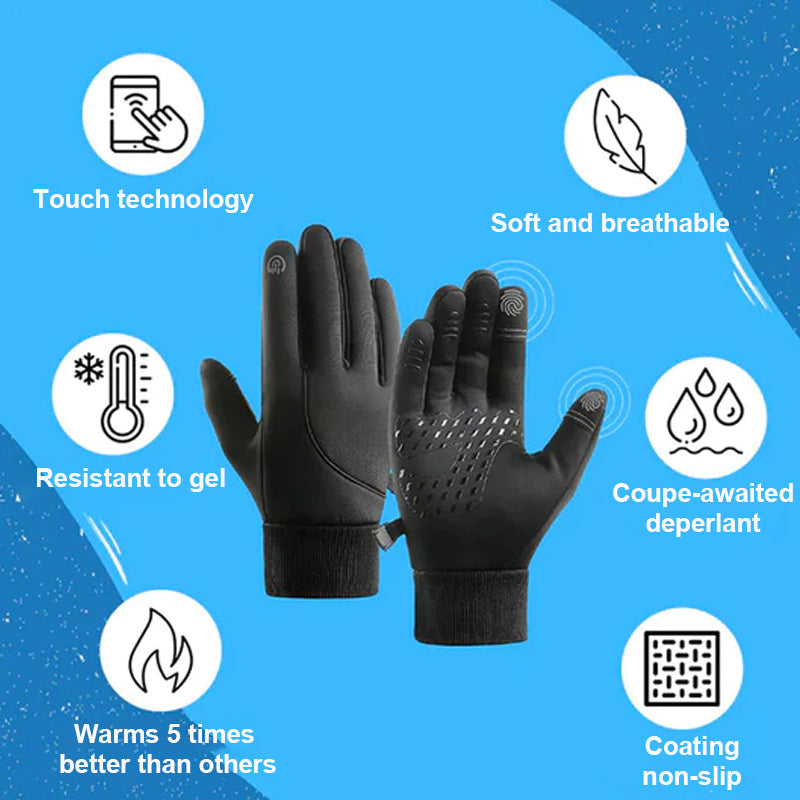 Warm gloves for outdoor sports