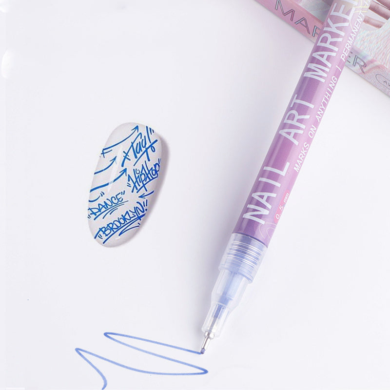 Professional nail art pen set with 12 colour