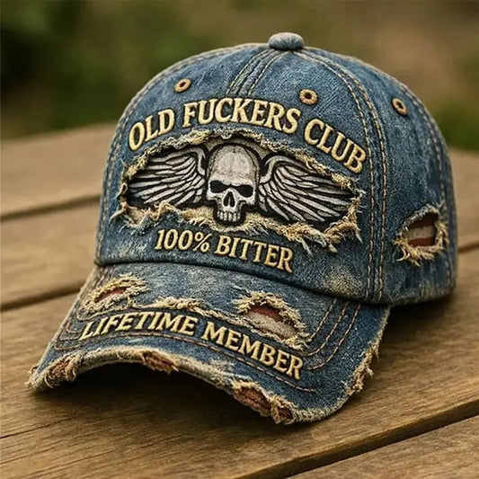 🧢Old F*ckers Club – Vintage-baseballkep