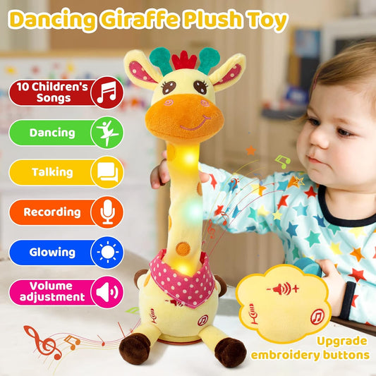 🎉 Best-selling musical giraffe toy – sings, dances, and repeats what you say! 🦒🗣️