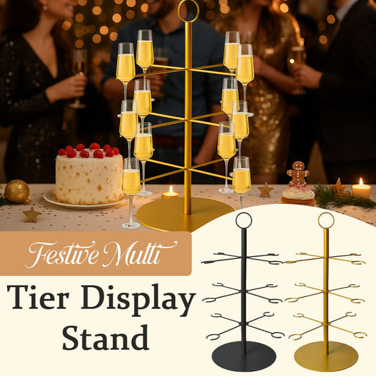 🎉 Multi-tiered Christmas display stand – perfect for desserts and decoration