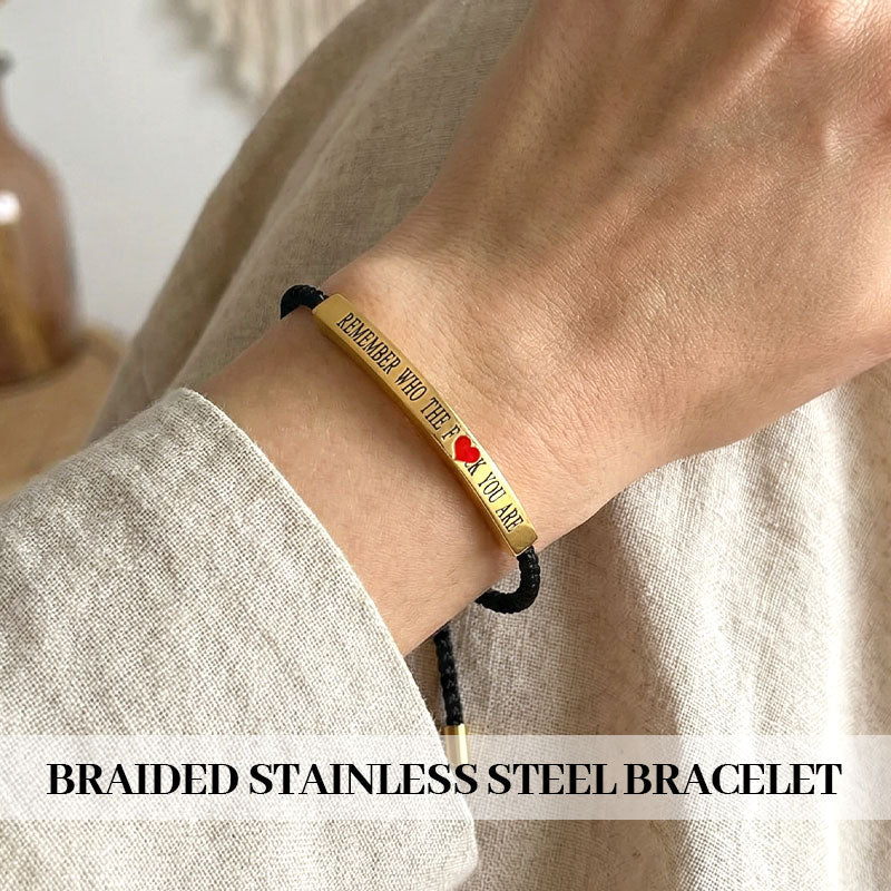 Braided Stainless Steel Bracele