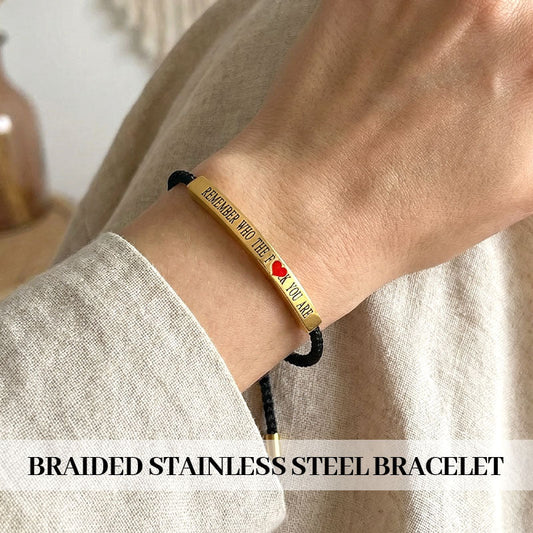 Braided Stainless Steel Bracele