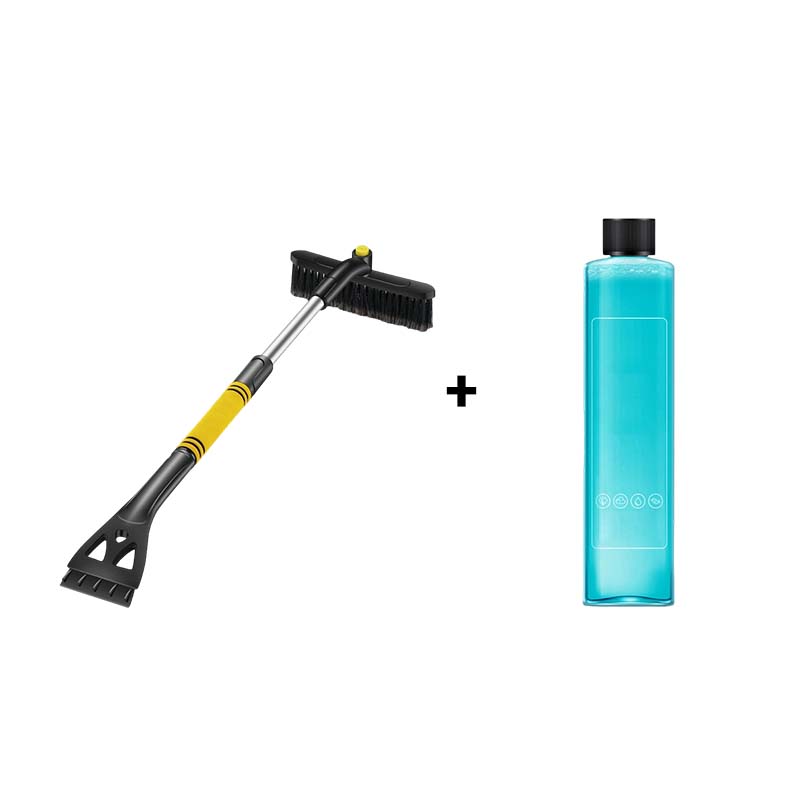 Telescopic Ice Scraper and Snow Brush for Car Windows