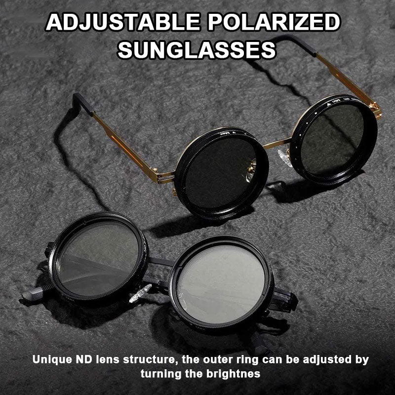 Adjustable polarised sunglasses