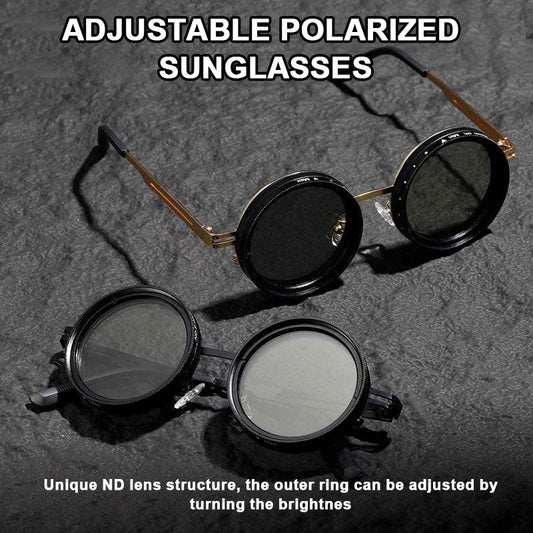 Adjustable polarised sunglasses