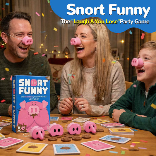 Snort Funny: The party game ‘Laugh and Lose’ 🐷