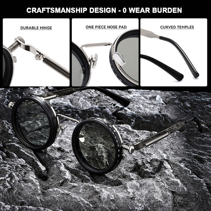 Adjustable polarised sunglasses