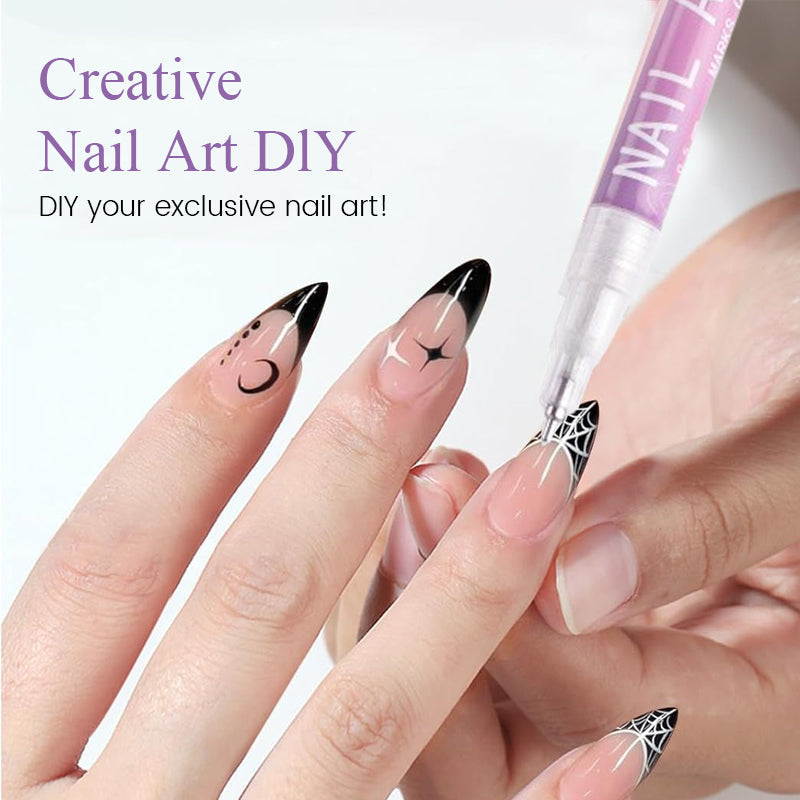 Professional nail art pen set with 12 colour