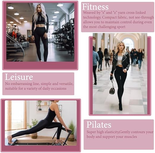 🔥High-waisted tummy-control and body-shaping workout legging