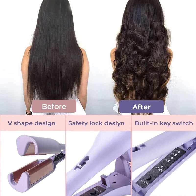 32mm French V-Shaped Wave Curling Iron