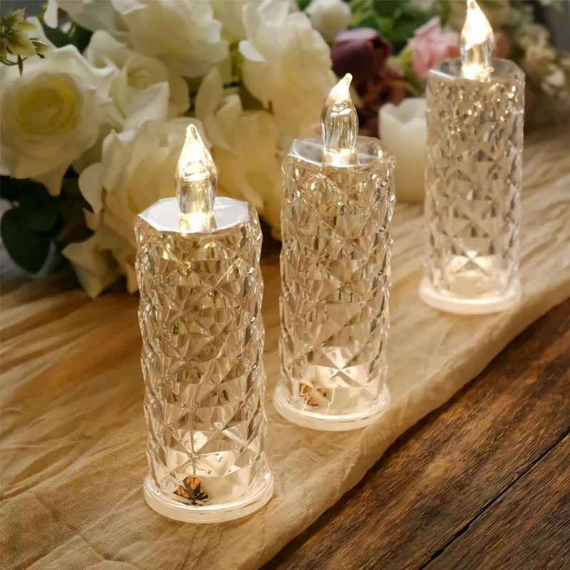 ✨ Crystal rose candle holder - romantic sparkle without the mess