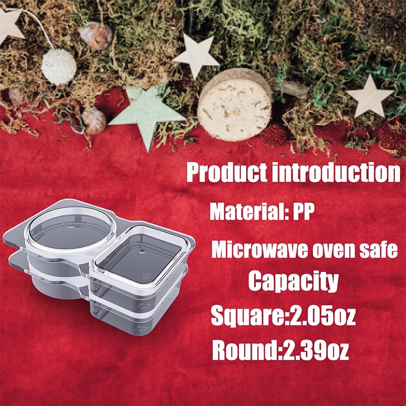 Spice container with two compartments