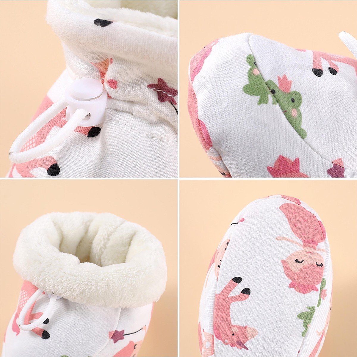 👶 Warm winter boots for children with fur - Warm Fur Baby Boots