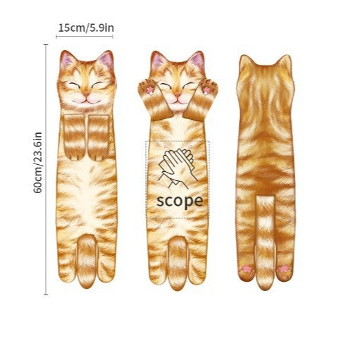 ✨😺Cute Cat Hand Towel🐾