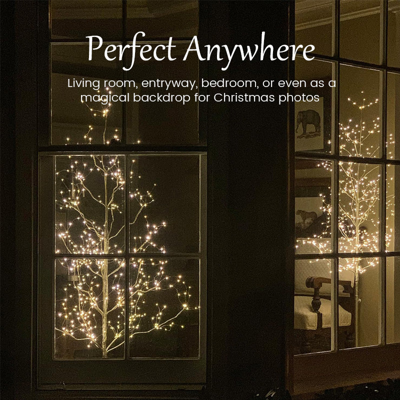 LED Lighted Twig Christmas Tree