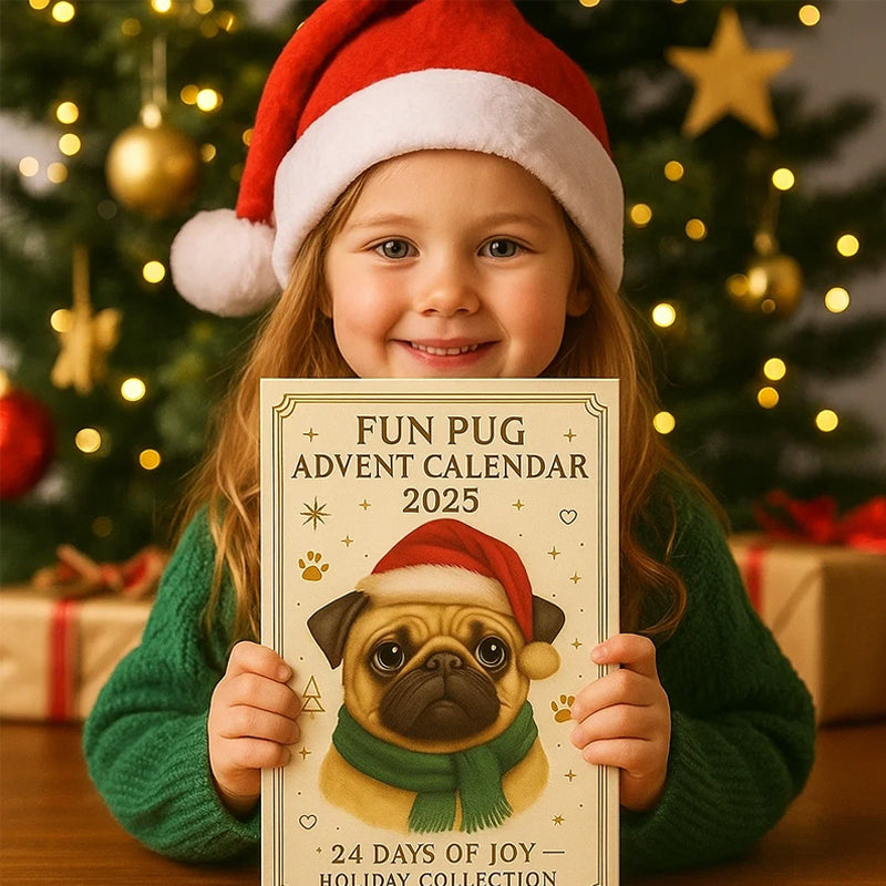🐾🎄 Fun Pug Advent Calendar 2025
