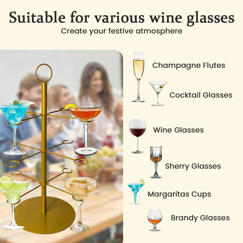 🎉 Multi-tiered Christmas display stand – perfect for desserts and decoration