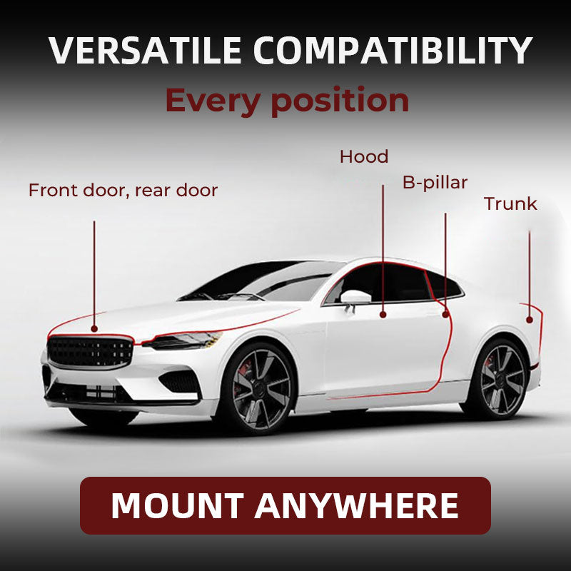 Dust-protected rubber sealing strip for reducing vehicle noise