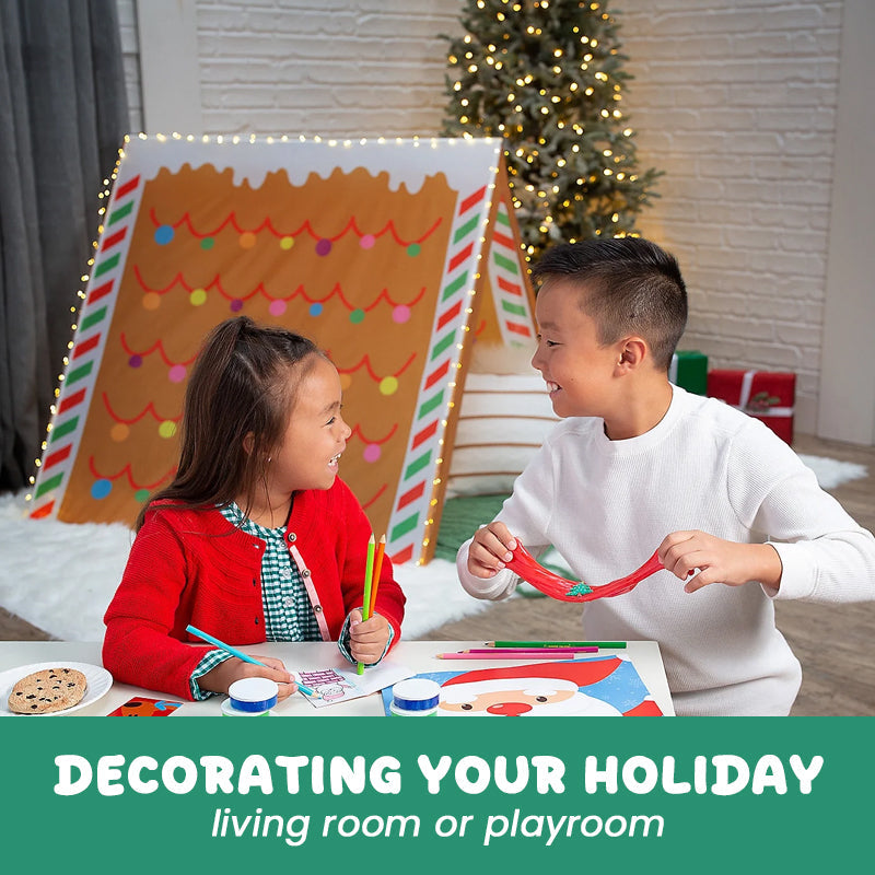 ✨ Gingerbread Christmas Tent — Where Holiday Dreams Find a Home 🍪🎄