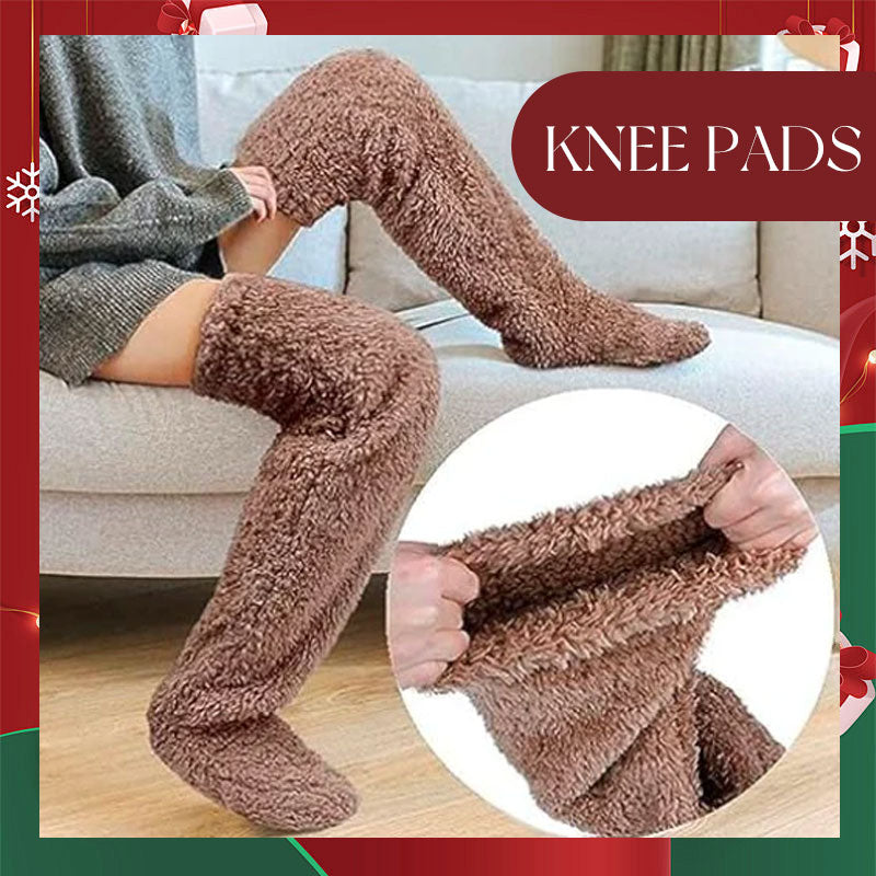 Goose down knee socks for Christmas