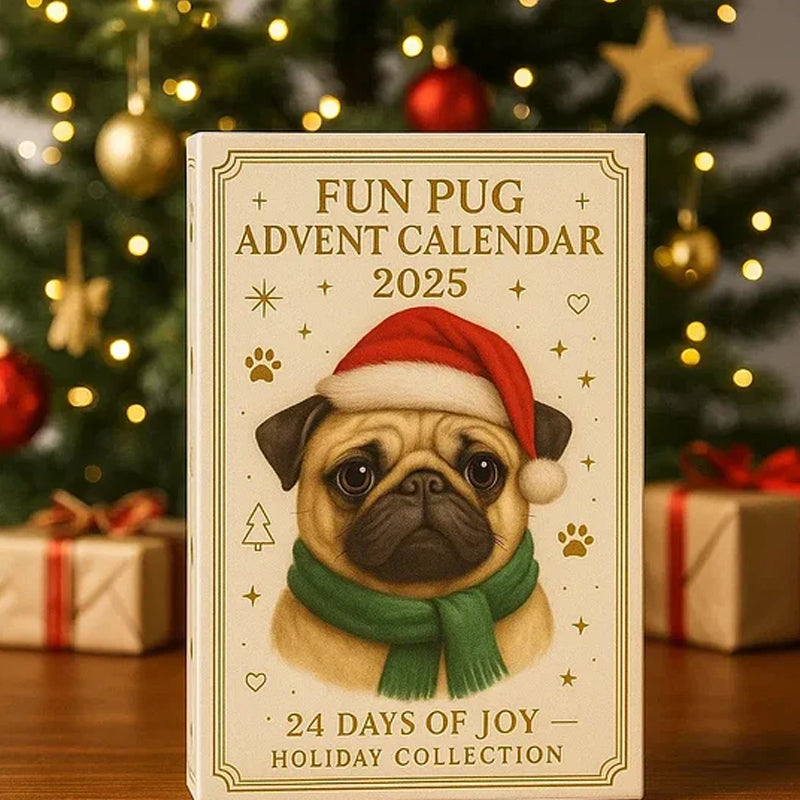 🐾🎄 Fun Pug Advent Calendar 2025