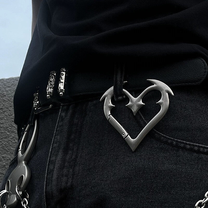 ❤️ Geometric-Shaped Carabiner Keychain
