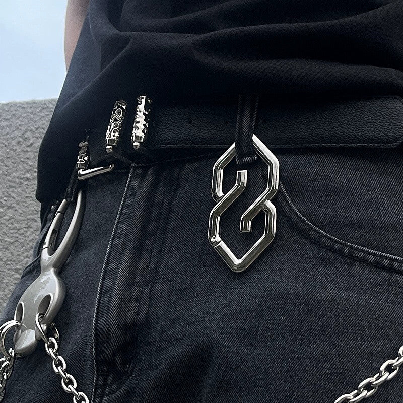 ❤️ Geometric-Shaped Carabiner Keychain
