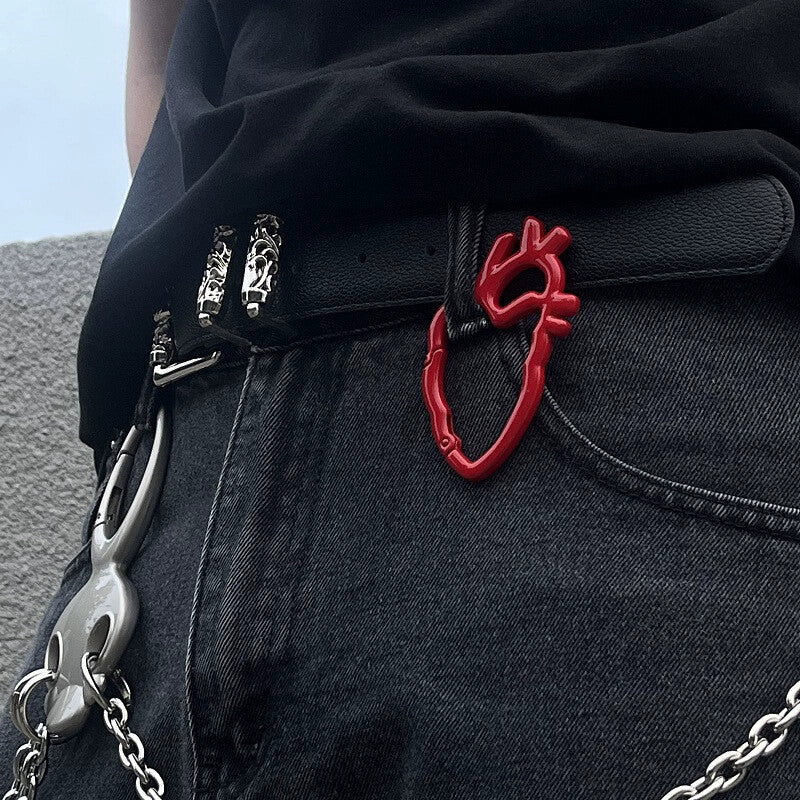 ❤️ Geometric-Shaped Carabiner Keychain
