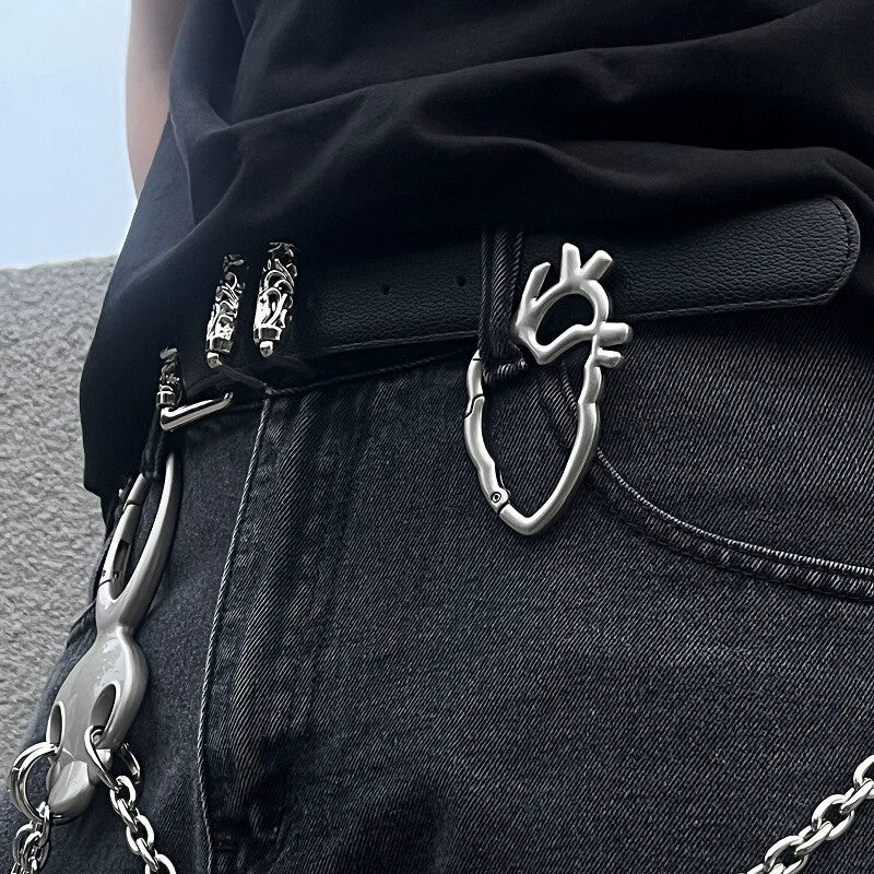 ❤️ Geometric-Shaped Carabiner Keychain