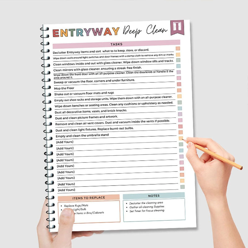 ⏰ADHD Cleaning & Organizing Toolkit - Chore Planner✔