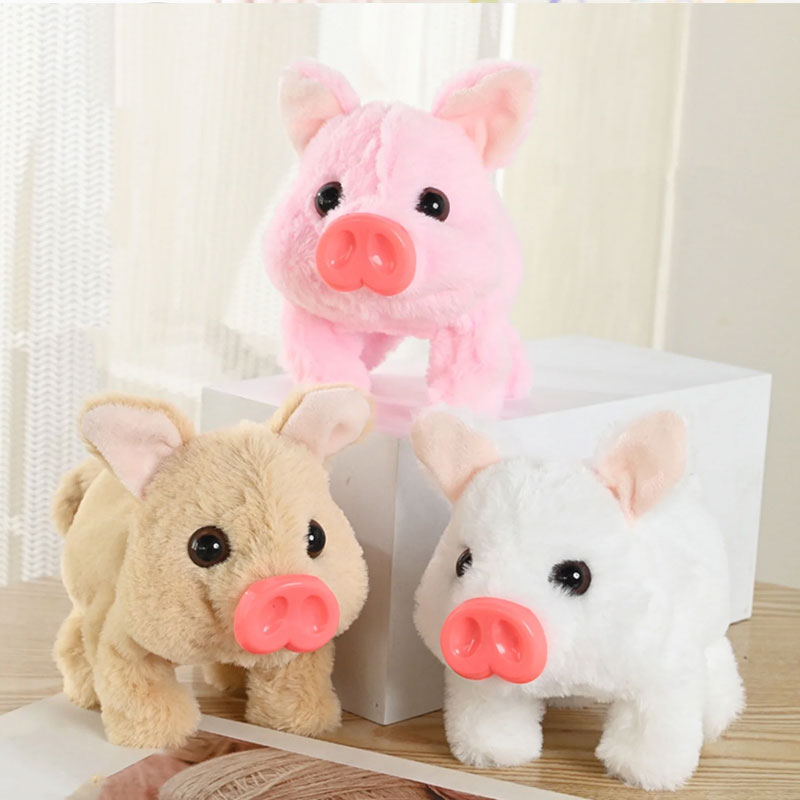 🐷Electric running pig plush toy