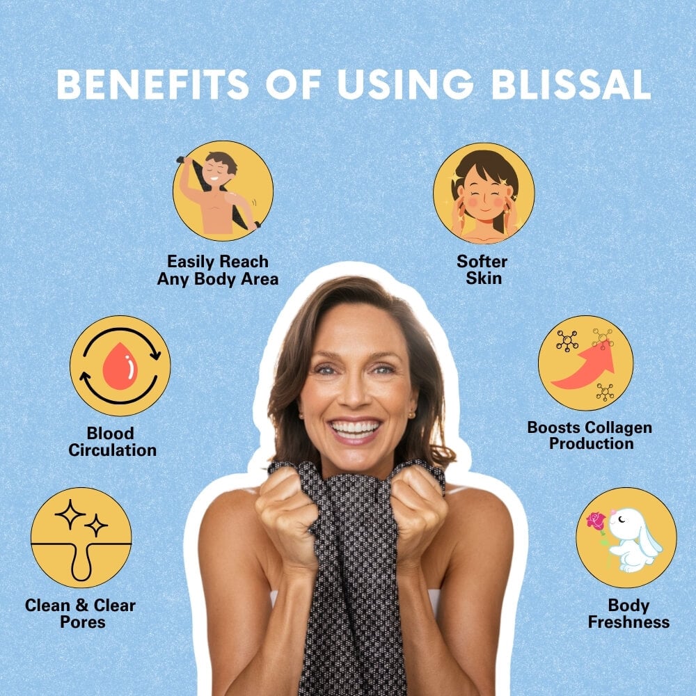 🧼Exfoliating Antibacterial Shower Towel🚿Buy one get one free