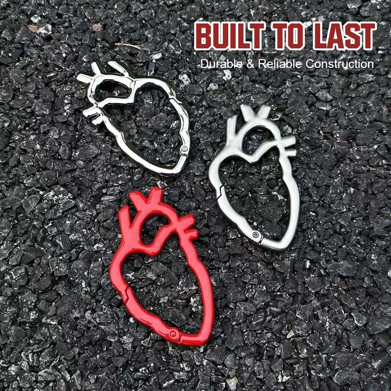 ❤️ Geometric-Shaped Carabiner Keychain